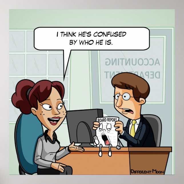 Conselho Contabilístico dos Diretores Pun Poster (Frente)