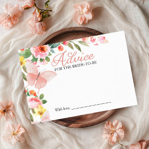 Conselho da Borboleta Floral Rosa para o Cartão da