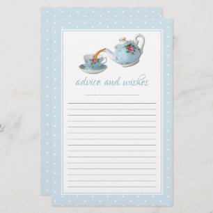 Conselho de Chá de fraldas do Tea Party Elegante