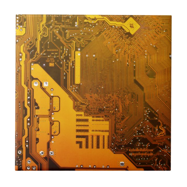 conselho de circuito eletrônico amarelo.JPG (Frente)