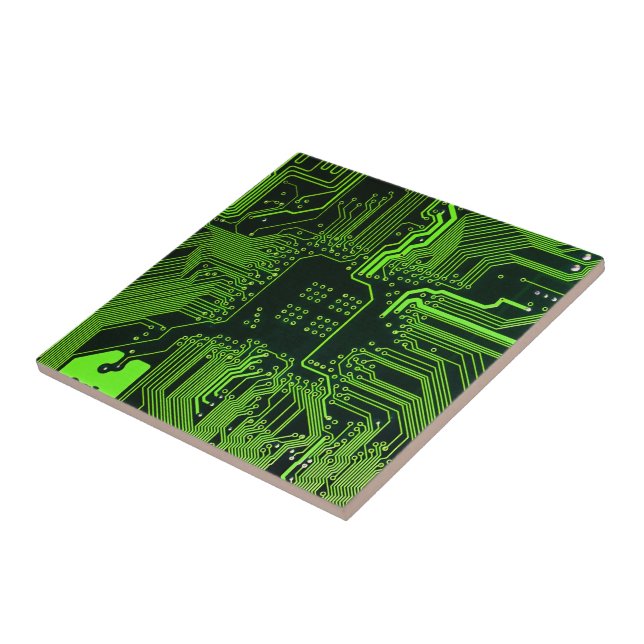 Conselho de Circuito Eletrônico Verde de Nerd Extr (Lateral)