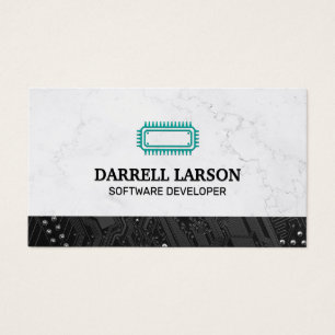 Conselho de circuito preto   Microchip de tecnolog