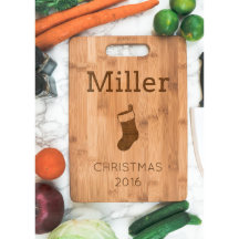Conselho de Corte de Natal Personalizado com Sobre