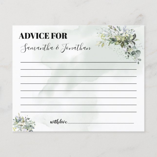 Conselho de Eucalipto para cartão de chuveiro bilí (Frente)