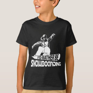 Conselho de neve com neve com camisa de neve