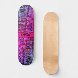 Conselho de Skate "Biologia Mosaica", cor-de-rosa