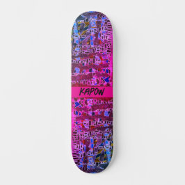 Conselho de Skate "Biologia Mosaica", cor-de-rosa 