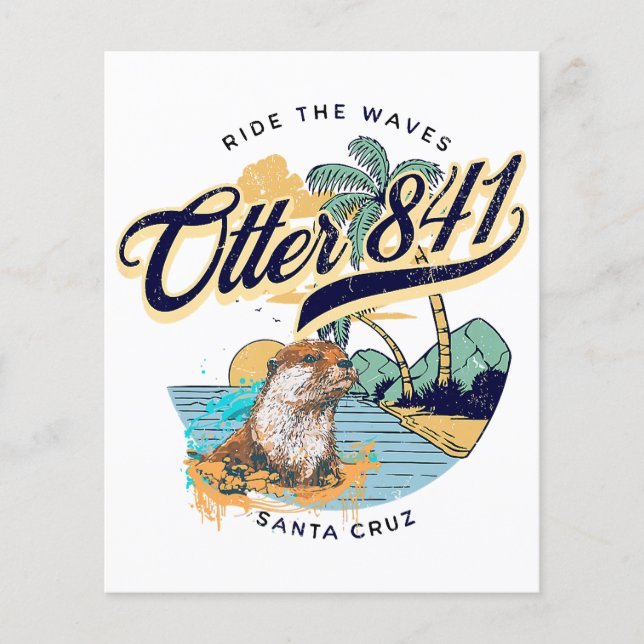 Conselho de Surf 841 surfing Otter 841 California (Frente)