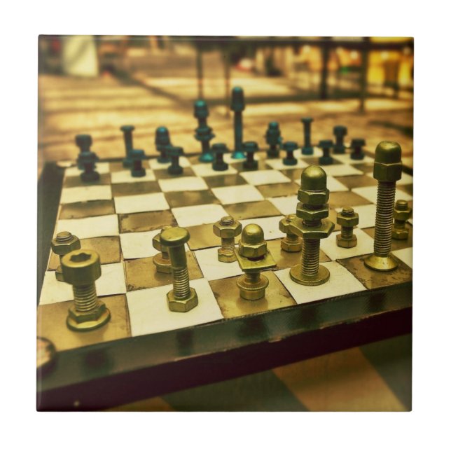 Conselho de xadrez legal com Loucos e parafusos (Frente)