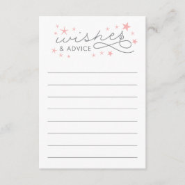 Conselho Deseja e aconselhe o cartão de jogo do Chá de fral