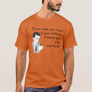 Conselho engraçado para a camisa dos pais