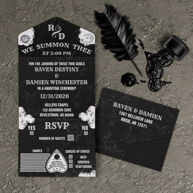Conselho Gothic Spirit Fall Halloween, Casamento W (Criador carregado)