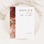 Conselho Marsala Autumn Floral | Cartão de Conselheiro de C<br><div class="desc">Flórida de outono de marsala O cartão de marinho de casamento é perfeito para o seu casamento ruidoso. O design apresenta flores modernas de borboleta e de cascas de cor escamosa. Tem uma sensação adorável de elegância clássica enquanto permanece muito boêmica. Sinta-se à vontade para personalizar e torná-lo seu; também,...</div>