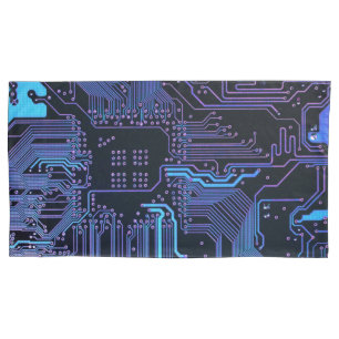 Conselho Nerd de saída PCB Blue Electronic Circuit