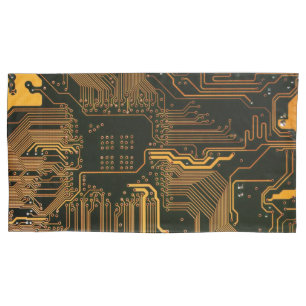 Conselho Nerd de saída PCB Laranja Circuito Eletrô
