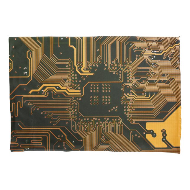 Conselho Nerd de saída PCB Laranja Circuito Eletrô (Frente-Esquerda)