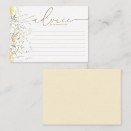 Conselho Ouro Floral | Cartão consultivo para Chás de frald