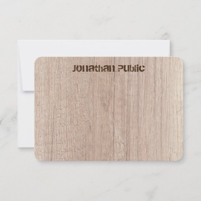 Conselho Plank Madeira com aparência Modelo de tex (Frente)