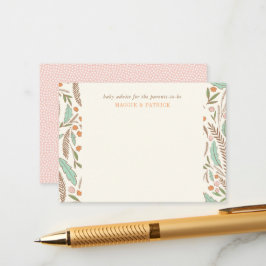 Conselho Sprigs Quentes Cartão de Aconselhamento Principal 