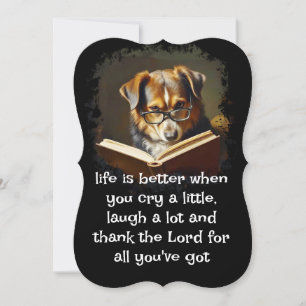 Conselhos Cristãos Cachorro Sábio Diversão Vida