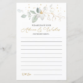 Conselhos de Folhagem Dourada Verde e Desejos para