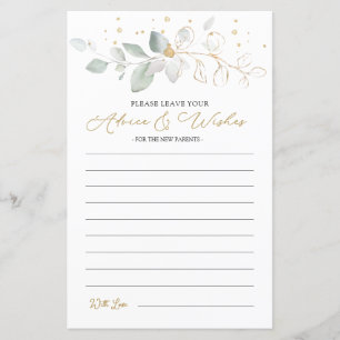 Conselhos de Folhagem Dourada Verde e Desejos para