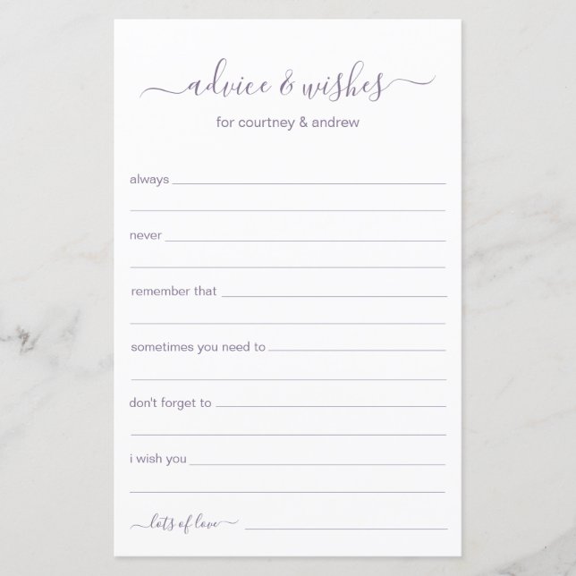 Conselhos e Desejos (Frente)