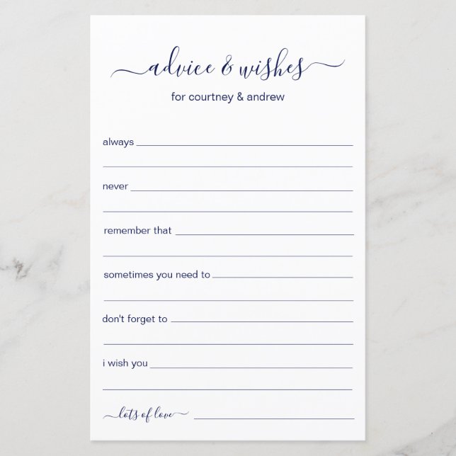 Conselhos e Desejos (Frente)