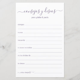 Conselhos e Desejos Espanhol