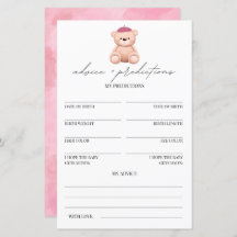 Conselhos e predições Bonjour Bebe Chá de fraldas