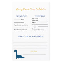 Conselhos e Predições Jogo do Chá de fraldas do Di