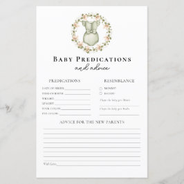 Conselhos para Parentes Jogo de Chá de fraldas Boh