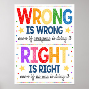 Consequências do Rainbow Classroom Poster