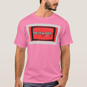 Conserte na Pós-Production Camiseta Camiseta de