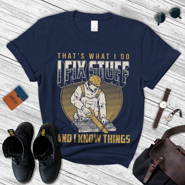 Conserto Coisas Camisa | Camisa Pai | Presente de  (Criador carregado)