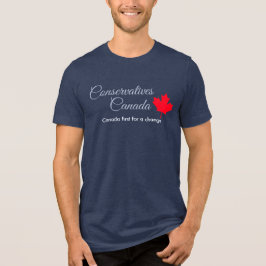 Conservadores Canadá. Canadá primeiro para uma mud