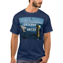 Conservar camiseta de conscientização ambiental da