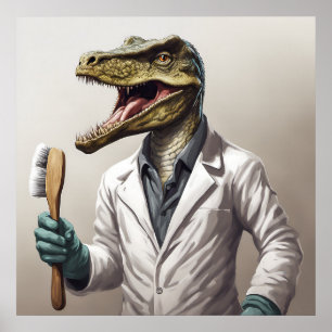 Conservasaurus Dinosaur Art Impressão