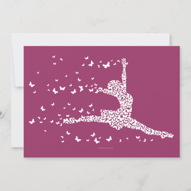 Considerando ou convite de festas do dançarino da (Frente)