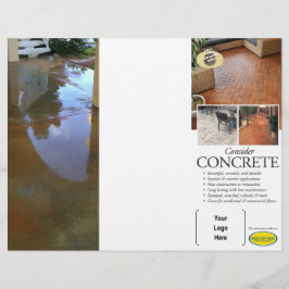Considere a Brochura Concreta para a Forma de Bric