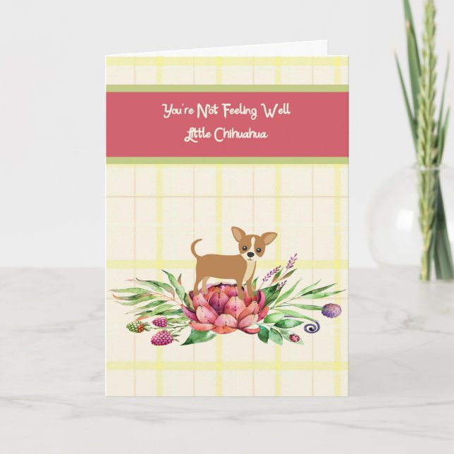 Consiga um bom cartão para Chihuahua (Frente)