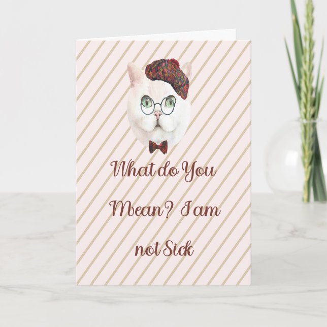 Consiga um Bom Cartão para o Cat que acha que ele  (Frente)