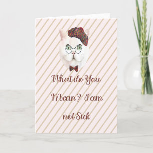 Consiga um Bom Cartão para o Cat que acha que ele