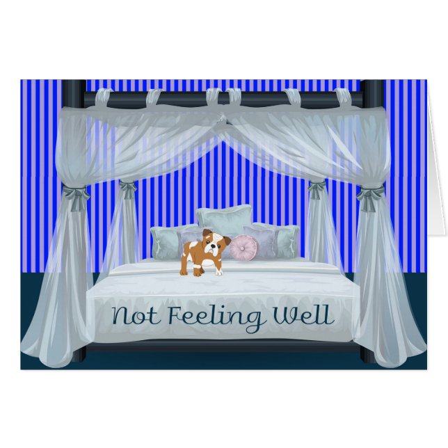 Consiga um Cartão de Bom para Bulldog ou Bulldog F (Frente Horizontal)