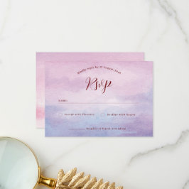 Consola romântica convite para casamento rsvp