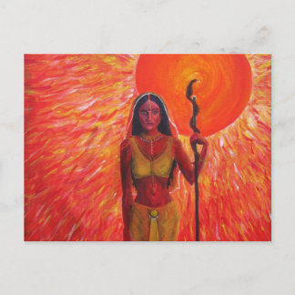 "Consort of the Sun" - Pintura acrílica - Cartão p