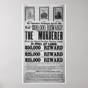 Conspiradores para assassinato de Poster Lincoln