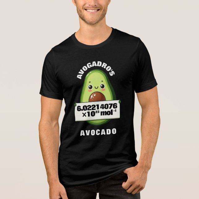 Constante Avocado de Cute Avogadro Engraçado (Frente)