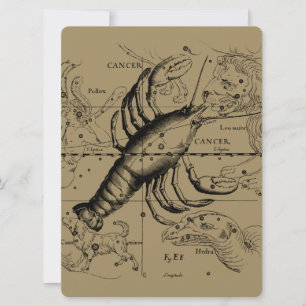 Constelação cancer Hevelius 1690 de junho de 21