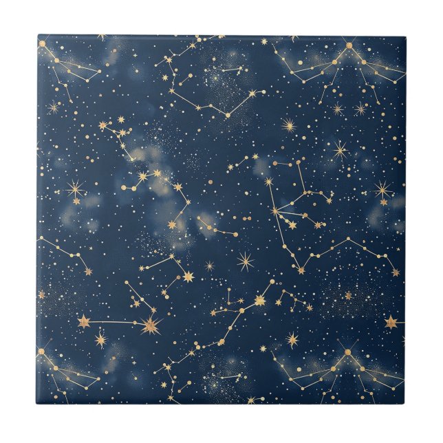 Constelação Celeste - Noite Estrelada (Frente)